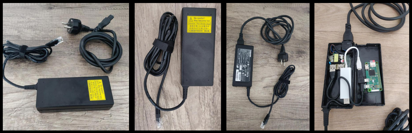 From a visible gadget to an innocuous charger